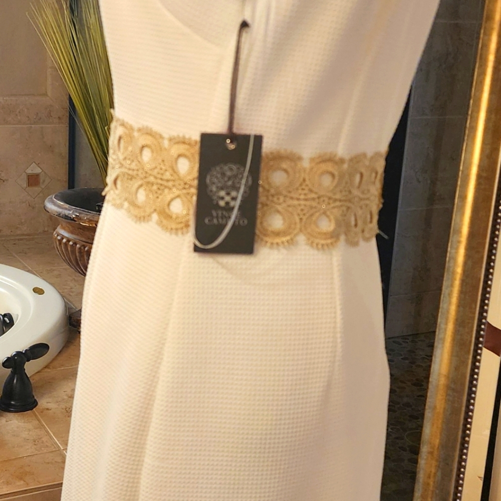 Beautiful white with gold 👗